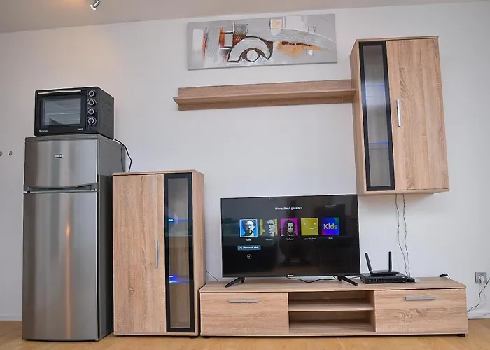 דירה Ruhige Im . Private Parkplatz ,balkon ,netflix *