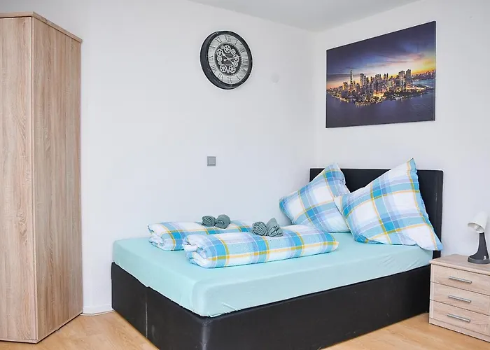 דירה Ruhige Im . Private Parkplatz ,balkon ,netflix