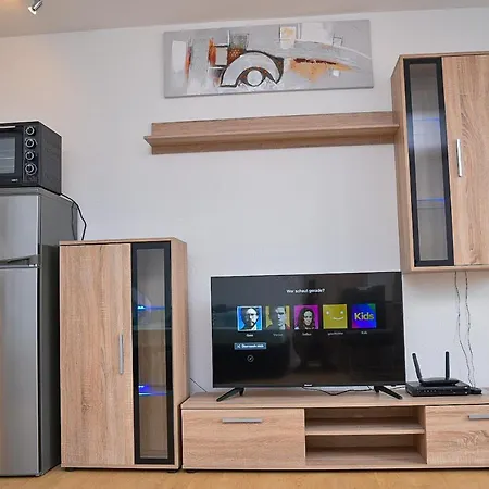 Апартаменты Ruhige Im . Private Parkplatz ,balkon ,netflix *